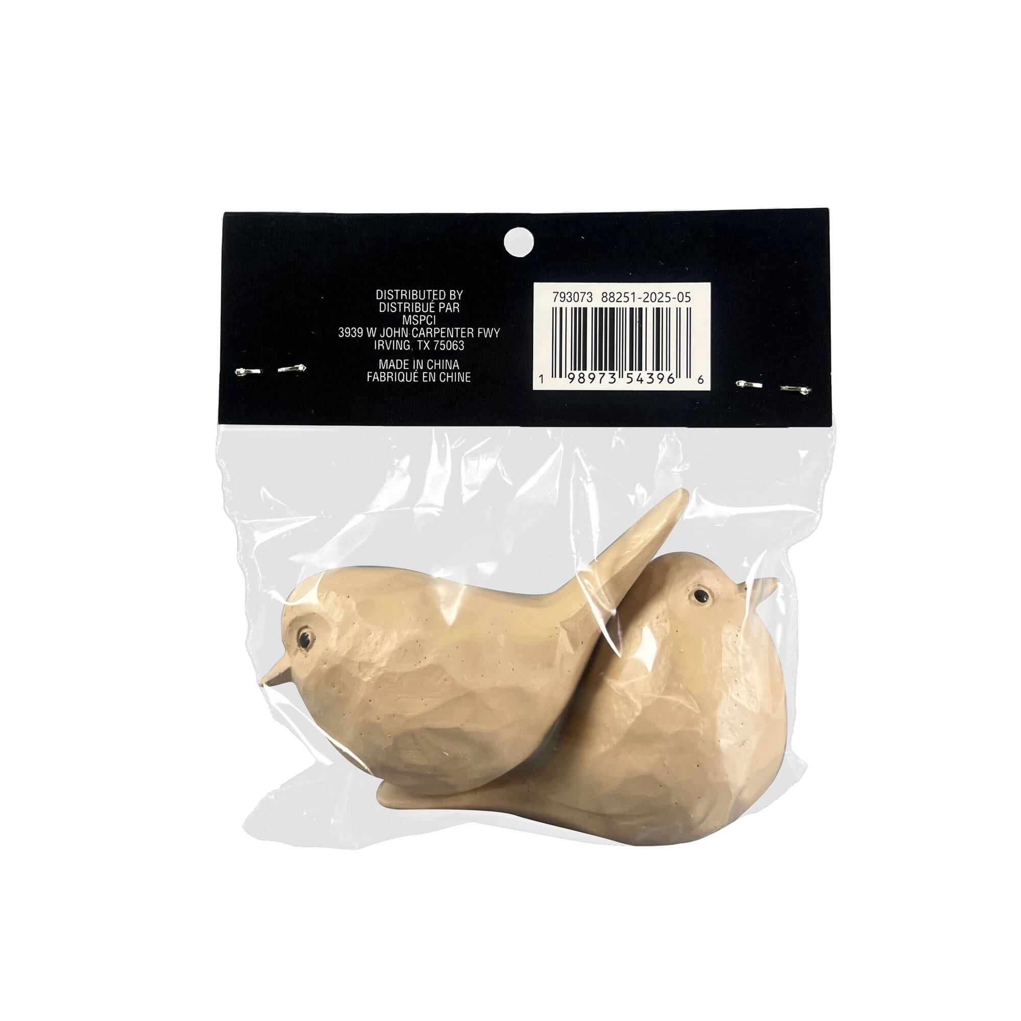 12 Packs: 2 ct. (24 total) 3.25" Resin Birds by Make Market®
